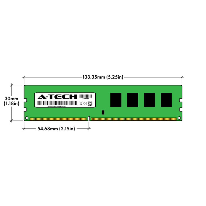 497158-C01 - HP Equivalent RAM 4GB 2Rx8 PC3-10600 DIMM DDR3 1333MHz Non-ECC Unbuffered Desktop Memory Module