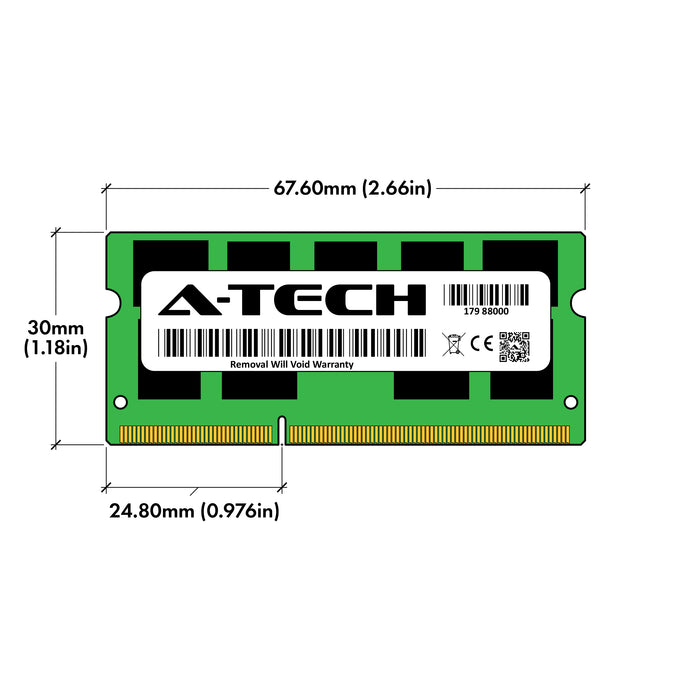 8GB 2Rx8 DDR3-1600 PC3-12800E ECC Unbuffered SODIMM 1.35V 204-Pin Server Memory RAM