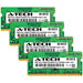 A-Tech 16GB (4x 4GB) 1Rx8 PC3-10600 DDR3 1333 MHz ECC SODIMM Single Rank Microserver RAM Memory Upgrade Kit