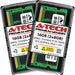 A-Tech 16GB (2x 8GB) 2Rx8 PC3-10600 DDR3 1333 MHz ECC SODIMM Dual Rank Microserver RAM Memory Upgrade Kit
