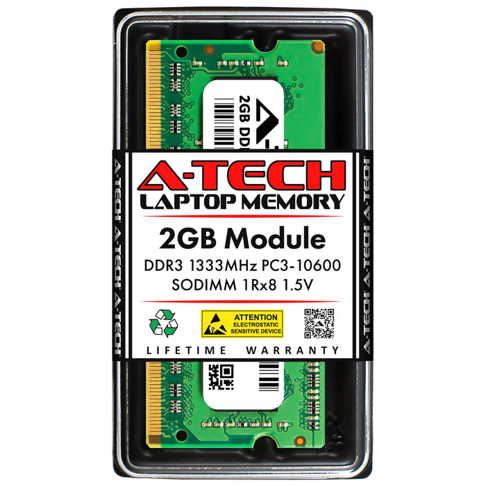 Crucial CT25664BC1339 Equivalent 2GB PC3-10600 SODIMM Memory RAM