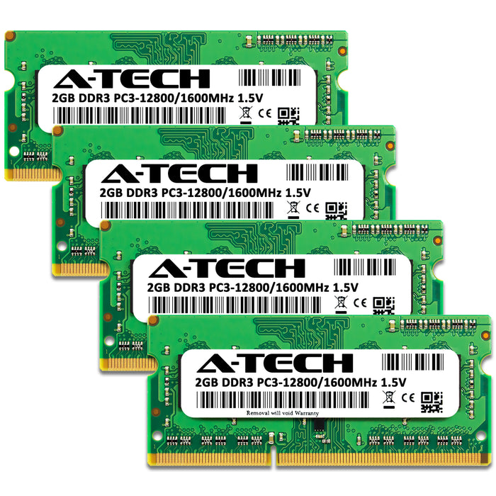 Apple iMac (27-inch, Late 2013) Memory RAM | 8GB Kit (4x2GB) DDR3 1600MHz (PC3-12800) SODIMM 1.5V