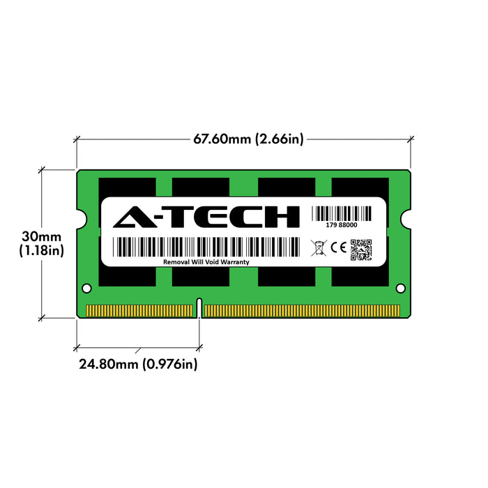 A-Tech 16GB (1x16GB) DDR3 1866MHz (PC3L-14900) 1.35V SODIMM Laptop Memory RAM