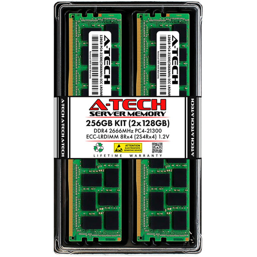 QNAP TDS-h2489FU-4314-512G Memory RAM | 256GB Kit (2x128GB) 2S4rx4 DDR4 2666MHz (PC4-21300) LRDIMM