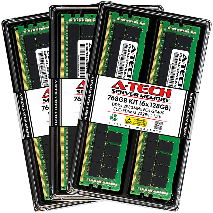 ASUS Rack Server RS720-E9-RS12-E Memory RAM | 768GB Kit (6x128GB) 2S2rx4 DDR4 2933MHz (PC4-23400) RDIMM