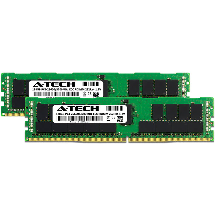 256GB Kit (2 x 128GB) 2S2Rx4 (4Rx4) DDR4-3200 PC4-25600R RDIMM ECC Registered 1.2V 288-Pin Server Memory RAM