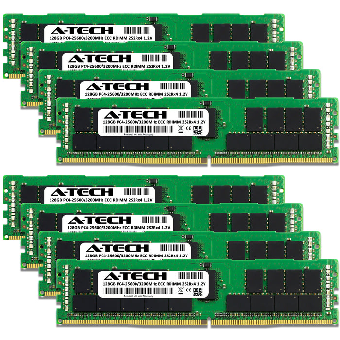 1TB Kit (8 x 128GB) 2S2Rx4 (4Rx4) DDR4-3200 PC4-25600R RDIMM ECC Registered 1.2V 288-Pin Server Memory RAM