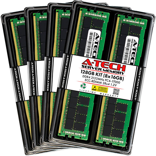 Supermicro SuperServer 2029U-E1CR4 Memory RAM | 128GB Kit (8x16GB) 2Rx4 DDR4 2133MHz (PC4-17000) RDIMM
