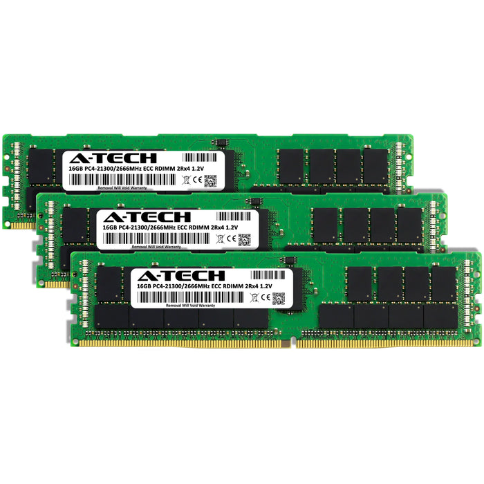 Supermicro SuperServer 1029U-TN12RV-NEBS-DC Memory RAM | 48GB Kit (3x16GB) 2Rx4 DDR4 2666MHz (PC4-21300) RDIMM