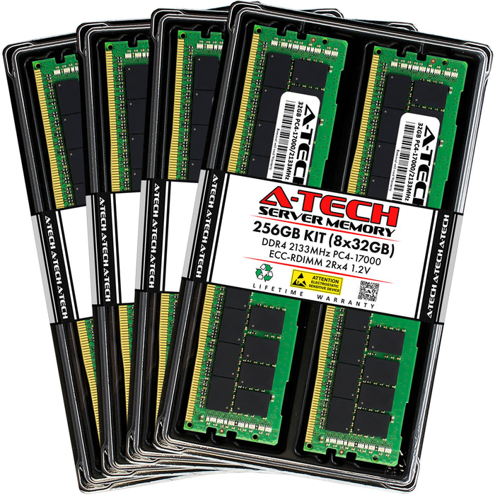 Cisco UCS B200 M4 Memory RAM | 256GB Kit (8x32GB) 2Rx4 DDR4 2133MHz (PC4-17000) RDIMM