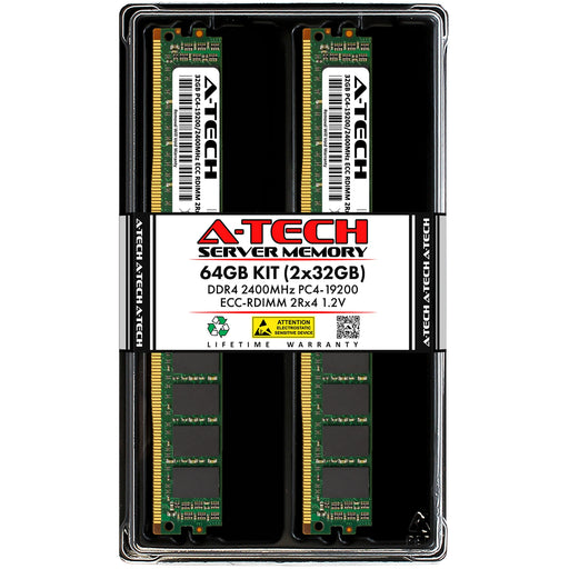 Supermicro MicroBlade 6219B-T83N Memory RAM | 64GB Kit (2x32GB) 2Rx4 DDR4 2400MHz (PC4-19200) RDIMM