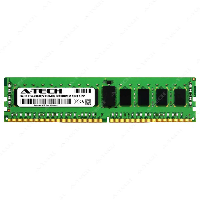 Micron MTA18ASF4G72PZ-2G9B1 Equivalent 32GB PC4-23400 RDIMM Memory RAM