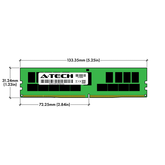 02JG082 - IBM-Lenovo Equivalent RAM 128GB 4Rx4 PC4-23400 RDIMM DDR4 2933MHz ECC Registered Server Memory Module