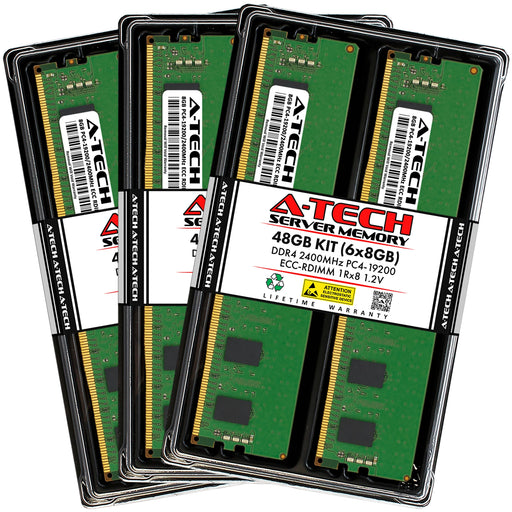 ASUS Z10PP-D24 Memory RAM | 48GB Kit (6x8GB) 1Rx8 DDR4 2400MHz (PC4-19200) RDIMM