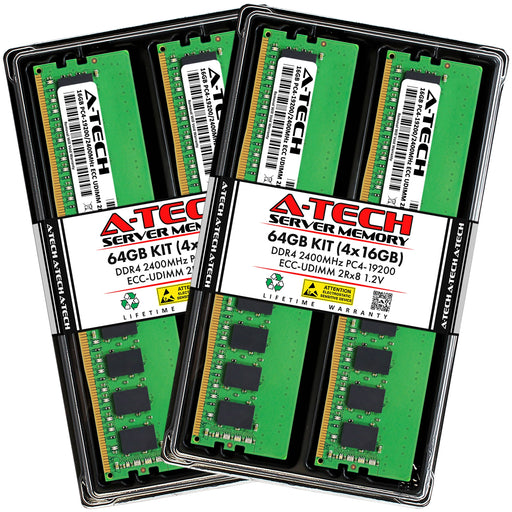Dell Precision R3930 Memory RAM | 64GB Kit (4x16GB) 2Rx8 DDR4 2400MHz (PC4-19200) ECC UDIMM