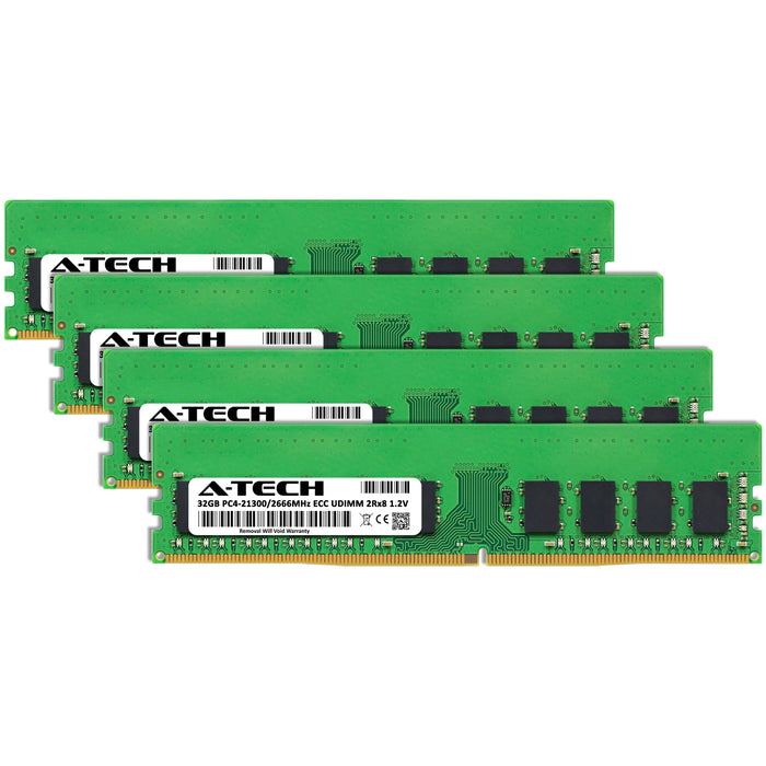 Supermicro MBD-B2SC1-CPU Memory RAM | 128GB Kit (4x32GB) 2Rx8 DDR4 2666MHz (PC4-21300) ECC UDIMM