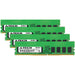 32GB Kit (4 x 8GB) 1Rx8 DDR4-2400 PC4-19200E UDIMM ECC Unbuffered 1.2V 288-Pin Server Memory RAM