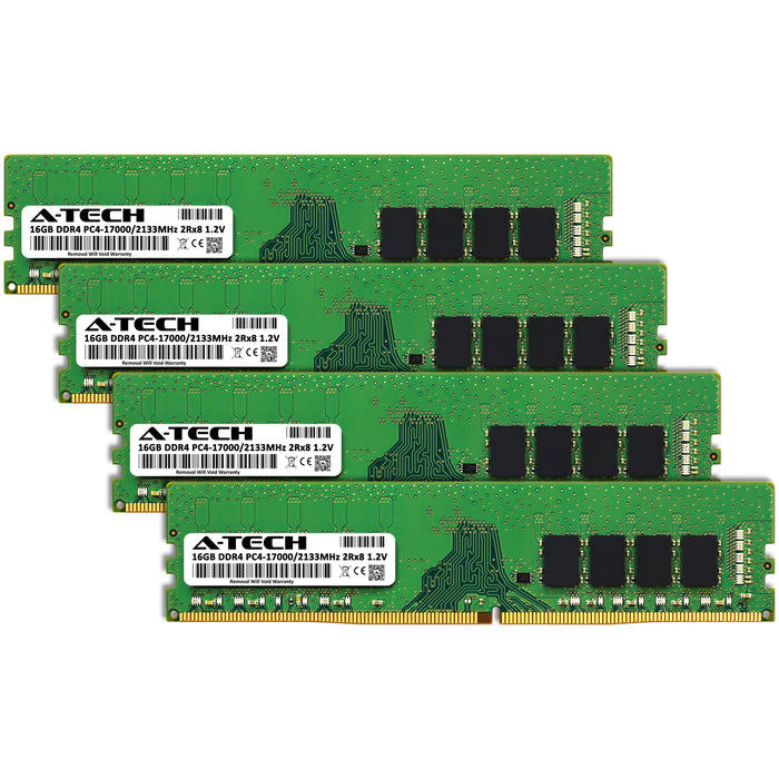 Supermicro MBD-B2SC1-CPU Memory RAM | 64GB Kit (4x16GB) 2Rx8 DDR4 2133MHz (PC4-17000) Non-ECC DIMM