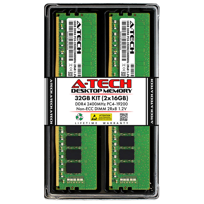 Dell Alienware Area-51 R2 Memory RAM | 32GB Kit (2x16GB) 2Rx8 DDR4 2400MHz (PC4-19200) Non-ECC DIMM