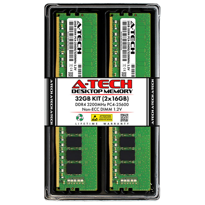 GIGABYTE H410M S2 Memory RAM | 32GB Kit (2x16GB)  DDR4 3200MHz (PC4-25600) Non-ECC DIMM