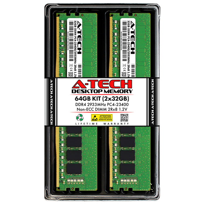 ASUS ExpertCenter D9 SFF D900SA Memory RAM | 64GB Kit (2x32GB) 2Rx8 DDR4 2933MHz (PC4-23400) Non-ECC DIMM