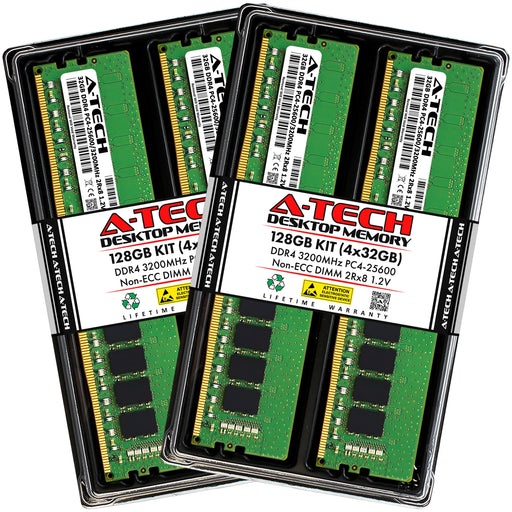 ASUS ExpertCenter D9 Mini Tower D900MC Memory RAM | 128GB Kit (4x32GB) 2Rx8 DDR4 3200MHz (PC4-25600) Non-ECC DIMM