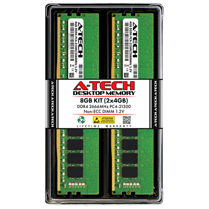 Biostar Z370GT7 Memory RAM | 8GB Kit (2x4GB)  DDR4 2666MHz (PC4-21300) Non-ECC DIMM