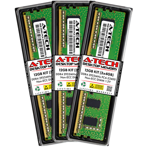 Lenovo ThinkCentre M90t Memory RAM | 12GB Kit (3x4GB)  DDR4 2933MHz (PC4-23400) Non-ECC DIMM