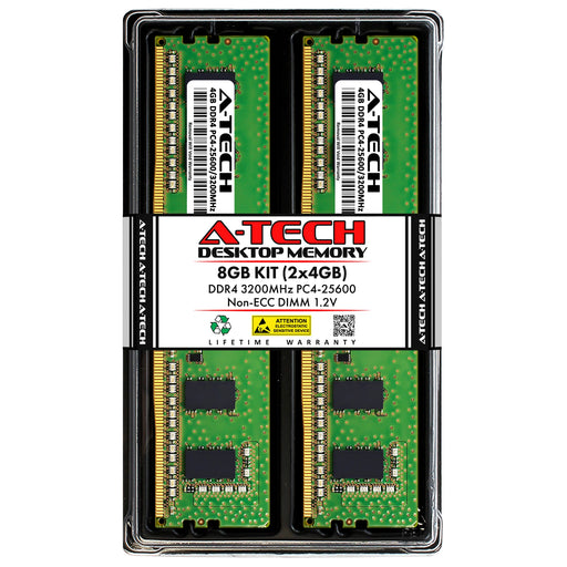 Dell OptiPlex 3000 SFF Memory RAM | 8GB Kit (2x4GB)  DDR4 3200MHz (PC4-25600) Non-ECC DIMM