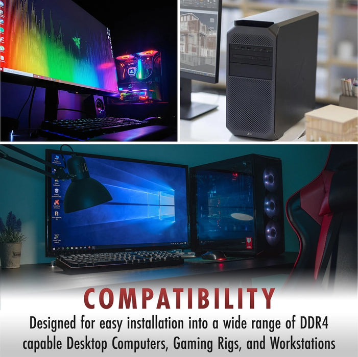 ASUS ROG Strix B450-F Gaming Memory RAM | 4GB  DDR4 3200MHz (PC4-25600) Non-ECC DIMM