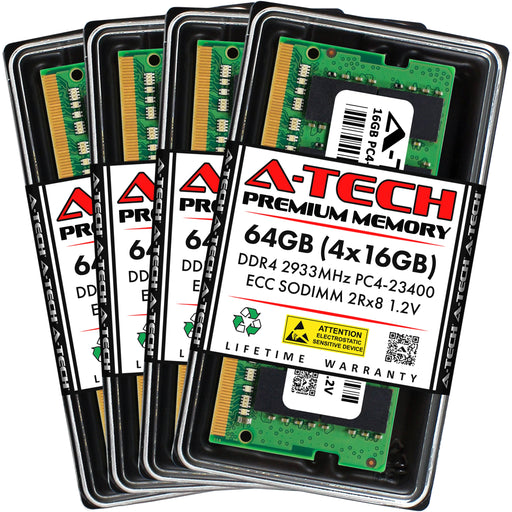 Lenovo ThinkPad P15 Gen 1 Memory RAM | 64GB Kit (4x16GB) 2Rx8 DDR4 2933MHz (PC4-23400) ECC SODIMM