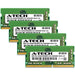 A-Tech 16GB (4x4GB) 1Rx8 PC4-19200 DDR4 2400MHz ECC SODIMM Single Rank Microserver RAM Memory Upgrade Kit