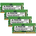 A-Tech 16GB (4x4GB) 1Rx8 PC4-21300 DDR4 2666MHz ECC SODIMM Single Rank Microserver RAM Memory Upgrade Kit
