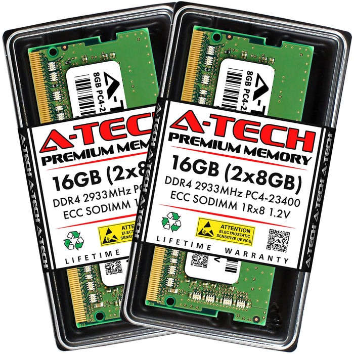 QNAP TS-855eU-8G Memory RAM | 16GB Kit (2x8GB) 1Rx8 DDR4 2933MHz (PC4-23400) ECC SODIMM