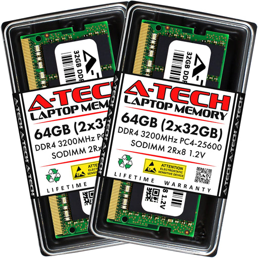 MSI Crosshair 15 B12U (DDR4) Memory RAM | 64GB Kit (2x32GB) 2Rx8 DDR4 3200MHz (PC4-25600) SODIMM