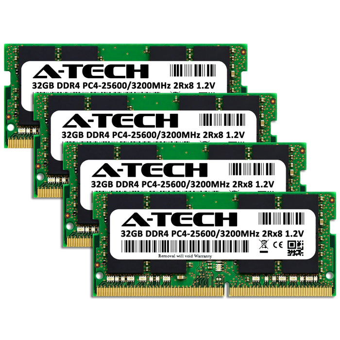 A-Tech 128GB キット 4x32GB RAM Lenovo ThinkPad P16 Gen 1 ノートパソコン用 | DDR5 4800MHz PC5-38400 SODIMM 2Rx8 1.1V 262ピン Non-ECC SO-DIMM メモリアッ A-Tech 16GB DDR4 3200 MHz SODIMM PC4-25600 (PC4-3200AA) CL22 Non