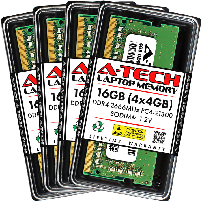 Dell Precision 3530 Memory RAM | 16GB Kit (4x4GB)  DDR4 2666MHz (PC4-21300) SODIMM