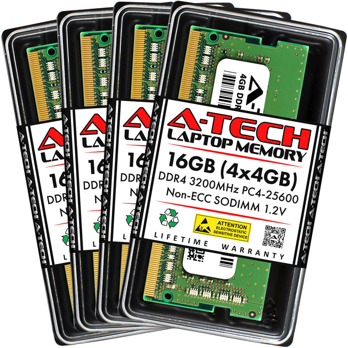 Lenovo ThinkPad T15g Gen 2 Memory RAM | 16GB Kit (4x4GB)  DDR4 3200MHz (PC4-25600) SODIMM