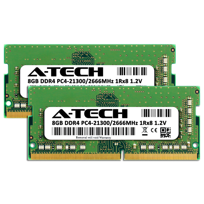 16GB Kit (2 x 8GB) DDR4-2666 (PC4-21300) SODIMM SR x8 Laptop Memory RAM