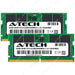 A-Tech 64GB (2x 32GB) PC5-51200 DDR5 6400 MHz CSODIMM Laptop RAM Memory Upgrade Kit