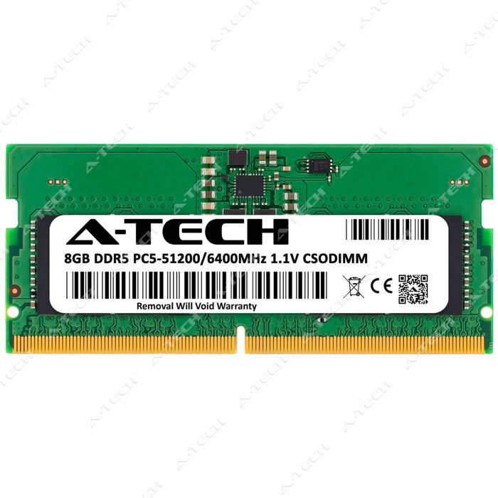 A-Tech 8GB PC5-51200 DDR5 6400 MHz CSODIMM Laptop RAM Memory Upgrade Module