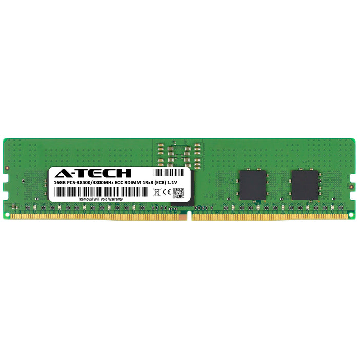 Supermicro SUPER X14DBG-DAP Memory RAM | 16GB 1Rx8 DDR5 4800MHz (PC5-38400) EC8 RDIMM