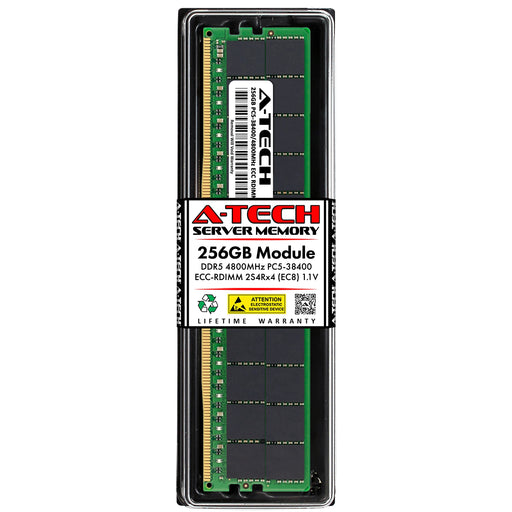 Supermicro A+ Server 2115GT-HNTR Memory RAM | 256GB 2S4Rx4 DDR5 4800MHz (PC5-38400) EC8 RDIMM