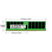 A-Tech 256GB (2x 128GB) 2Rx4 PC5-51200 DDR5 6400 MHz EC8 RDIMM Dual Rank 288-Pin Server RAM Memory Upgrade Kit