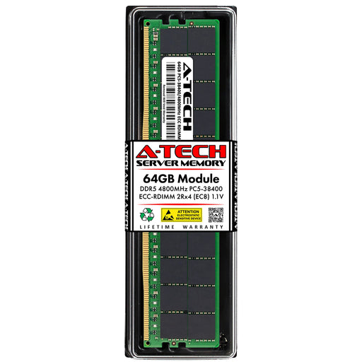 Intel Xeon Platinum 8460Y+ Memory RAM | 64GB 2Rx4 DDR5 4800MHz (PC5-38400) EC8 RDIMM