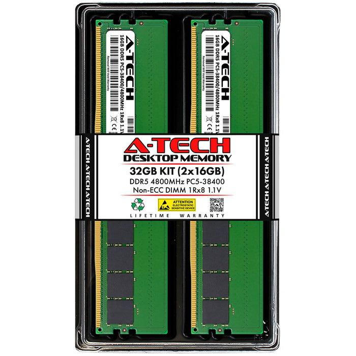 Dell OptiPlex XE4 Tower Memory RAM | 32GB Kit (2x16GB) 1Rx8 DDR5 4800MHz (PC5-38400) Non-ECC DIMM