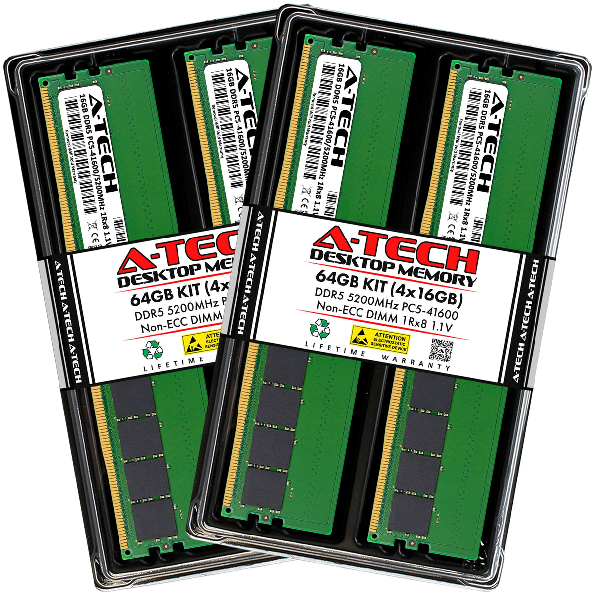 Dell Alienware Aurora R15 AMD Memory RAM | 64GB Kit (4x16GB) 1Rx8 DDR5