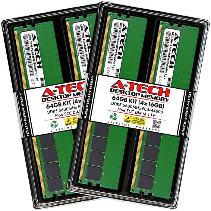 ASUS ROG Strix B850-A Gaming WiFi Memory RAM | 64GB Kit (4x16GB)  DDR5 5600MHz (PC5-44800) Non-ECC DIMM
