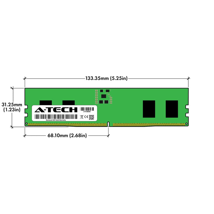 Crucial CT2K8G56C46U5 Equivalent 8GB PC5-44800 DIMM Memory RAM
