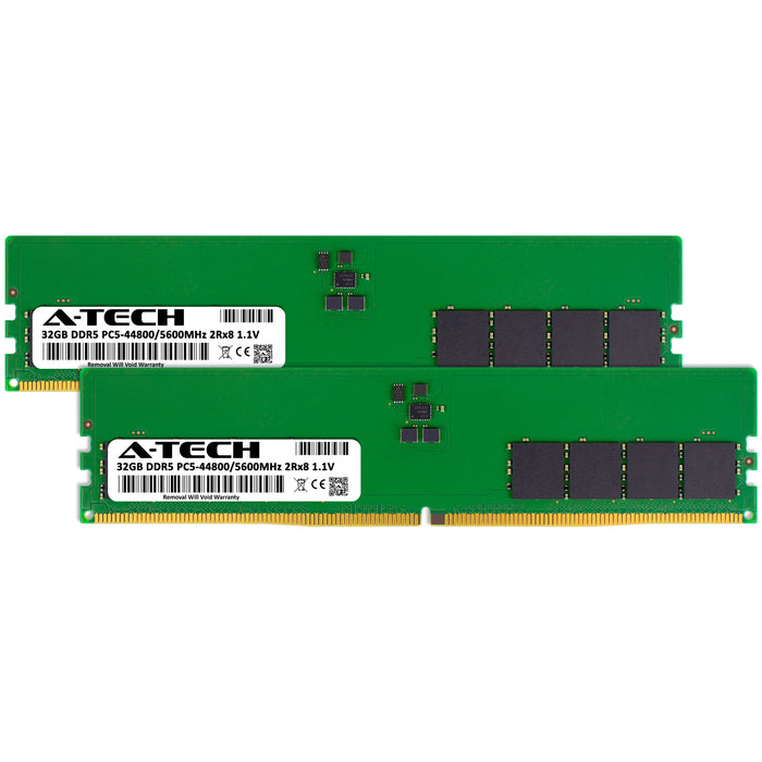 Acer Predator Orion 5000 PO5-650 Memory RAM | 64GB Kit (2x32GB) 2Rx8 DDR5 5600MHz (PC5-44800) Non-ECC DIMM